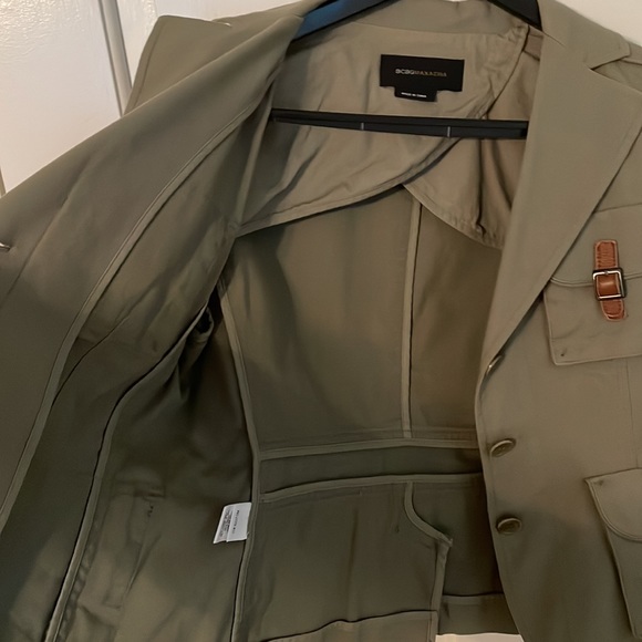 Y2K BCBG Max Azria military 3/4 sleeve jacket - Picture 8 of 8